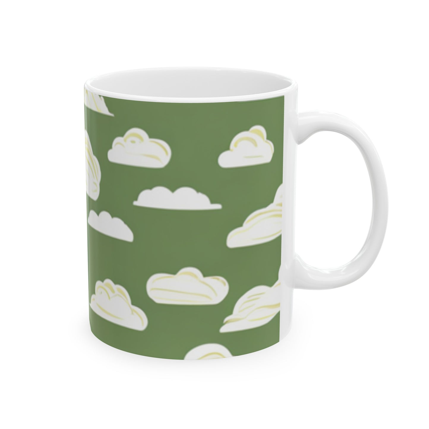 Cloud Pattern Ceramic Mug, (11oz, 15oz)