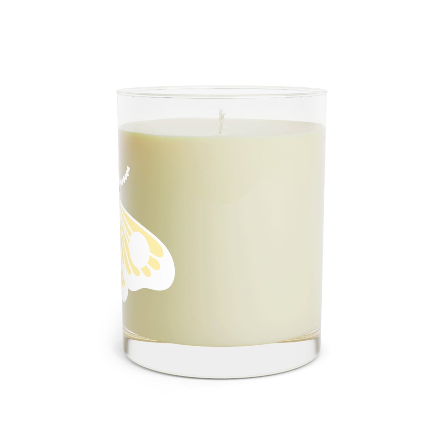 Moth Illustration Scented Candle - Full Glass, 11oz