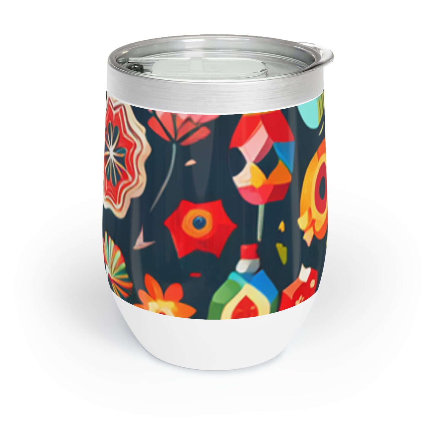Floral Chill Wine Tumbler
