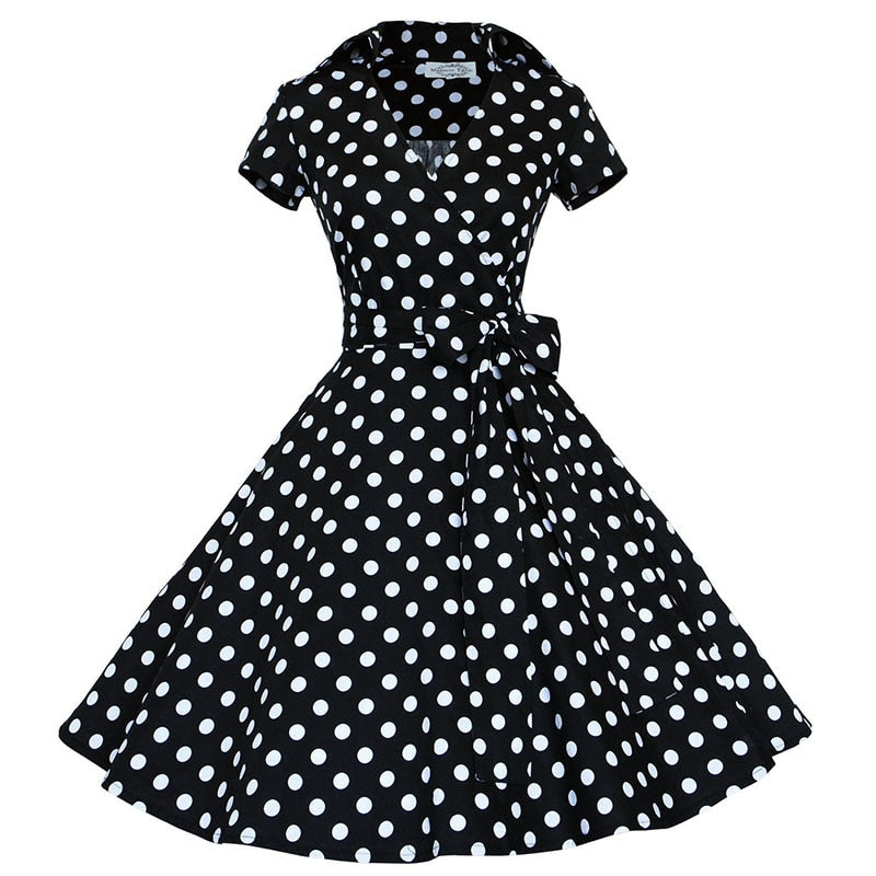 Vintage Style Polka Dot Dress