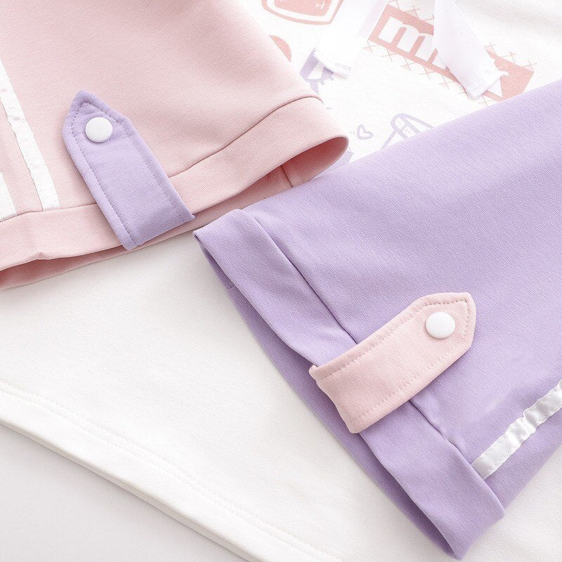 Kawaii Graphic Teen Hoodie