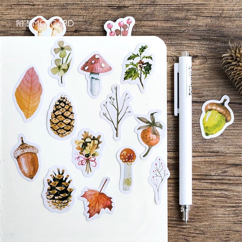 Forest Stationery Stickers 45 PC/Pack