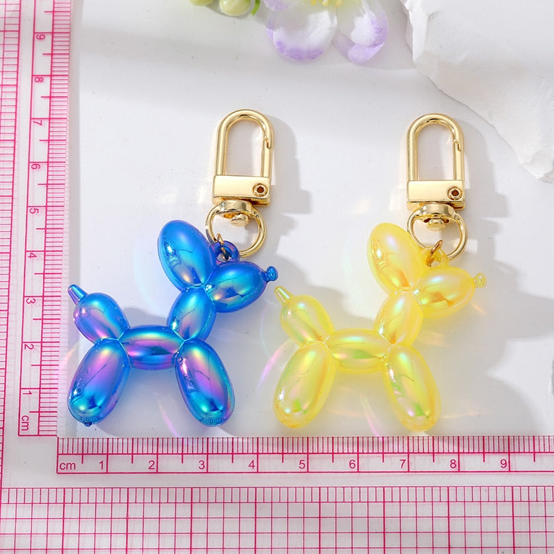 Cute Balloon Dog Keychain