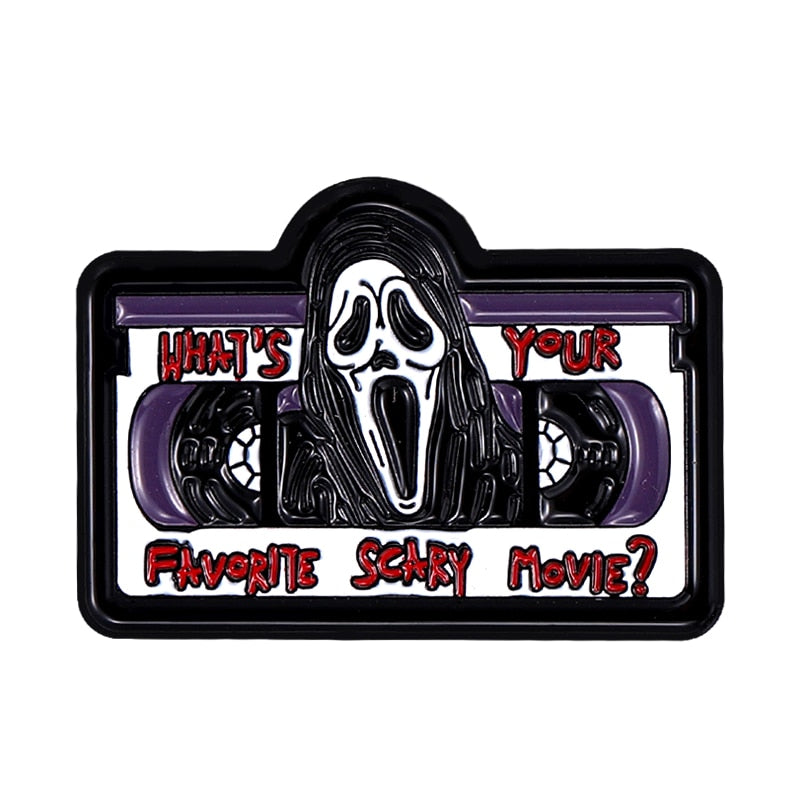 Scream Ghost Face Pin