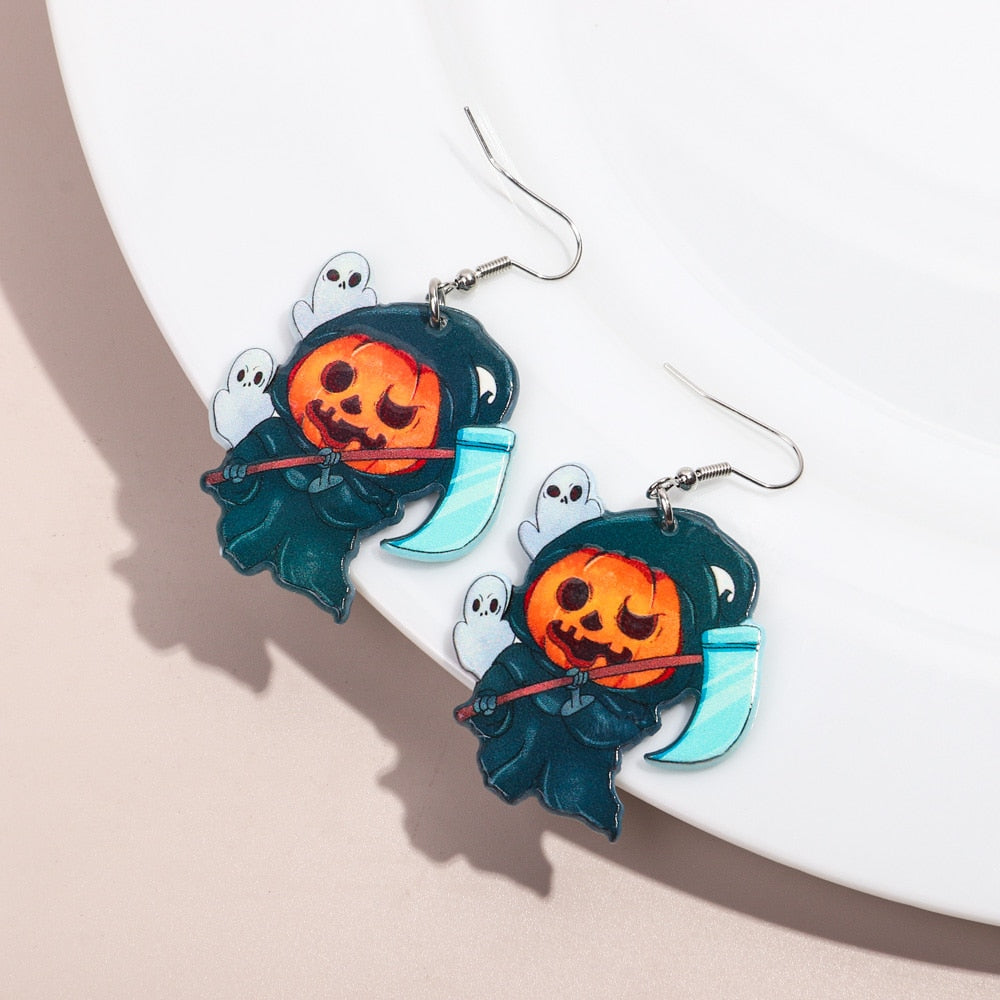 Halloween Acrylic Earrings