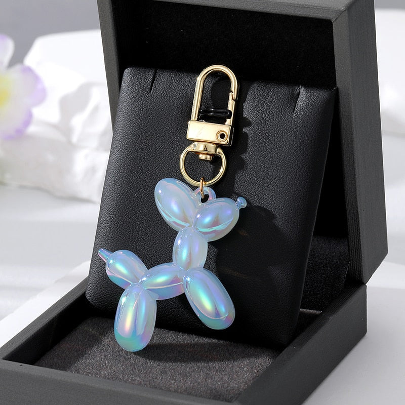 Cute Balloon Dog Keychain
