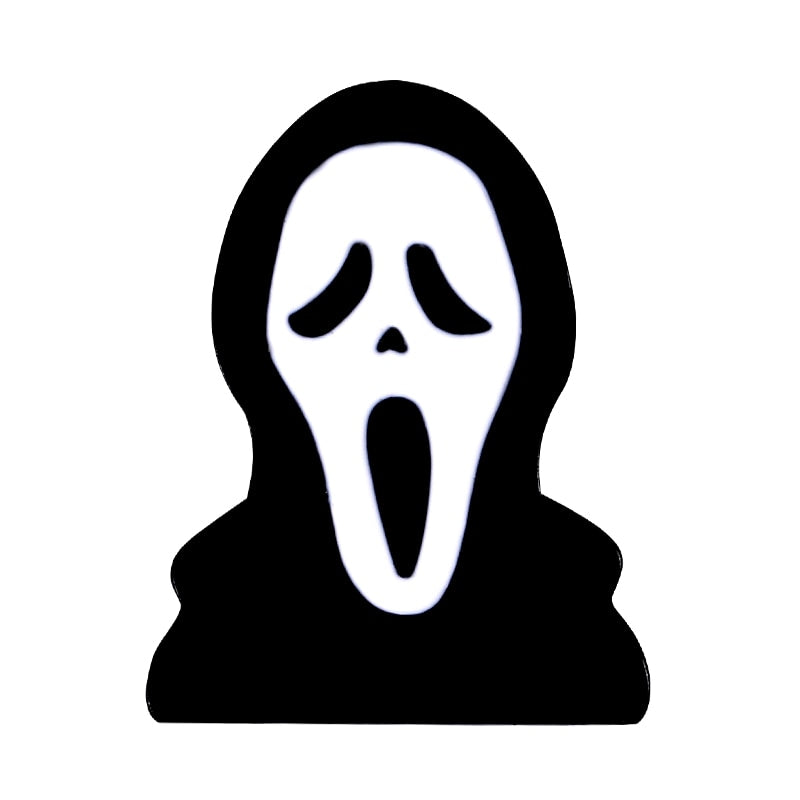 Scream Ghost Face Pin