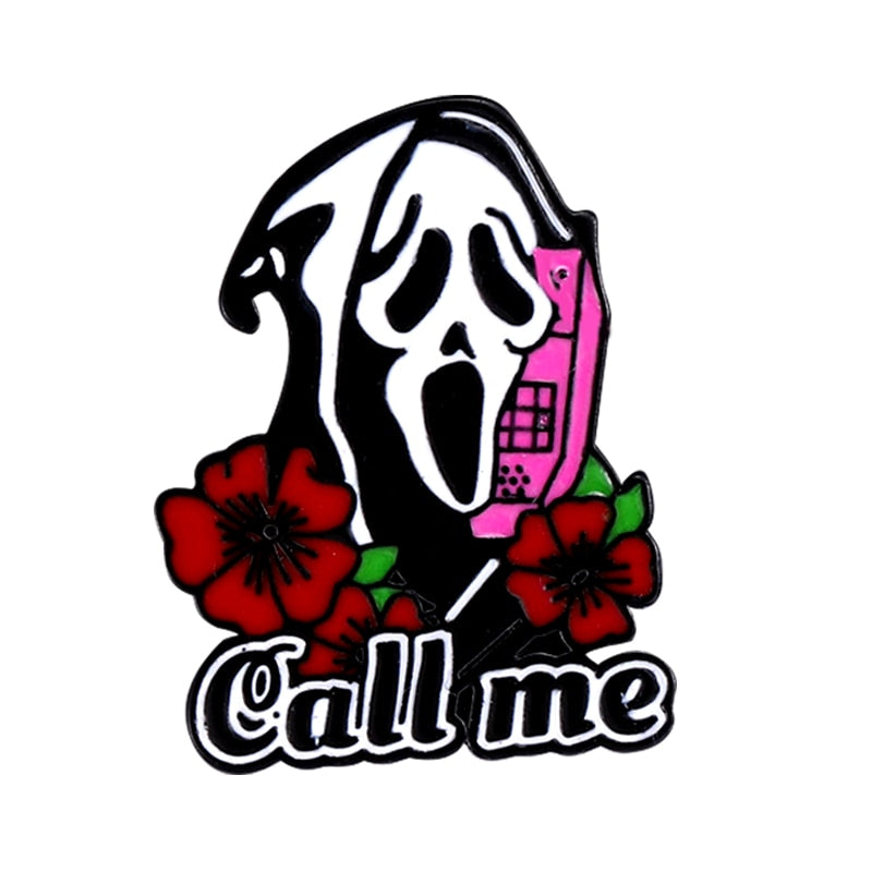 Scream Ghost Face Pin