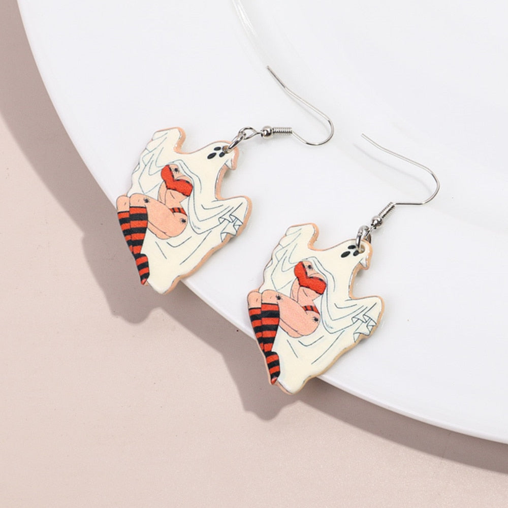 Halloween Acrylic Earrings