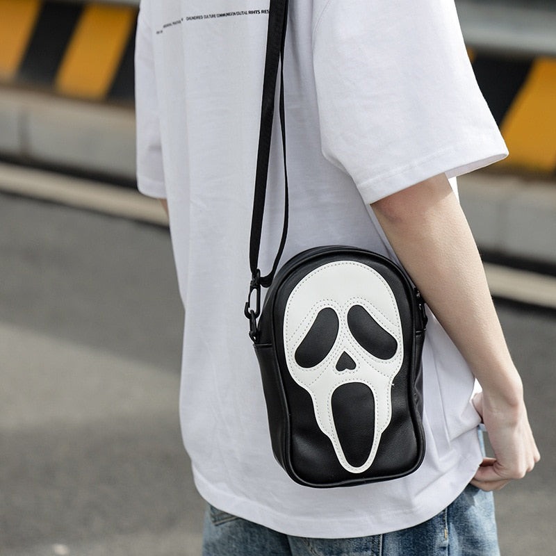 Ghost Face Shoulder Bag