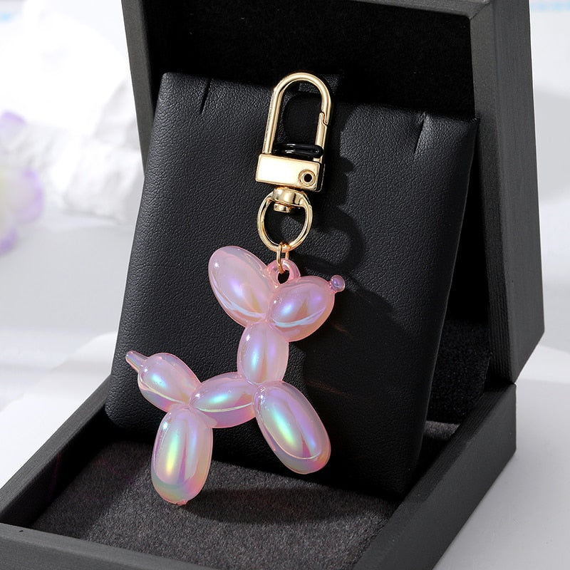 Cute Balloon Dog Keychain