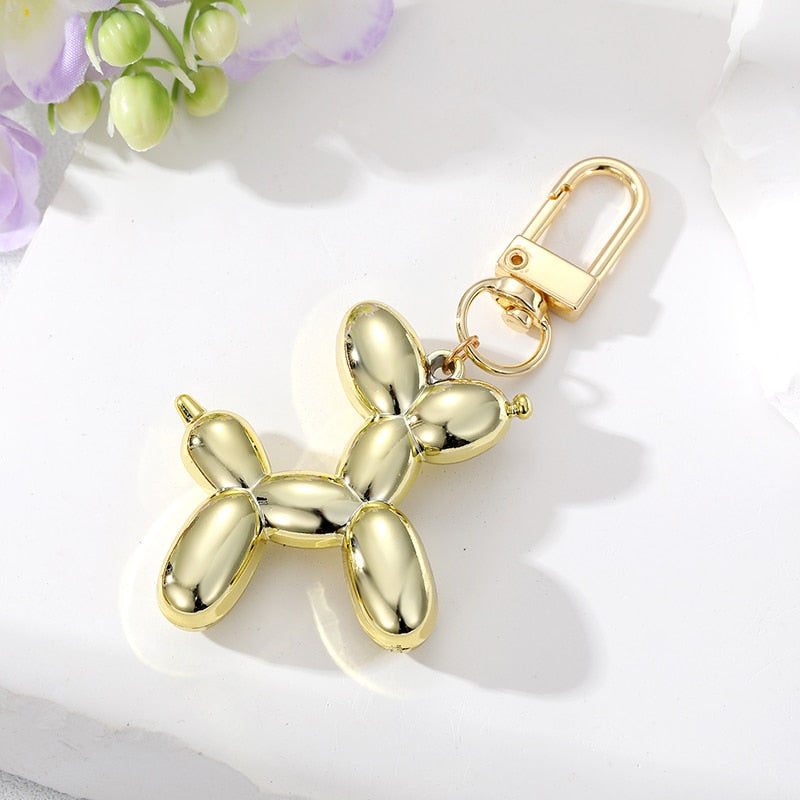 Cute Balloon Dog Keychain