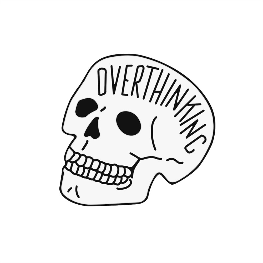 Black and White Horror Pins
