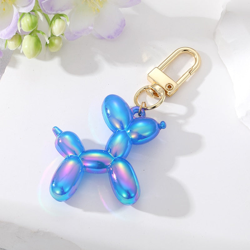 Cute Balloon Dog Keychain