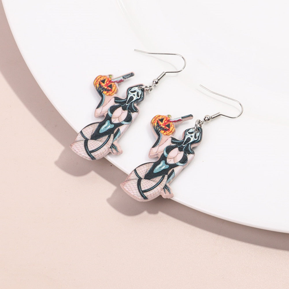 Halloween Acrylic Earrings