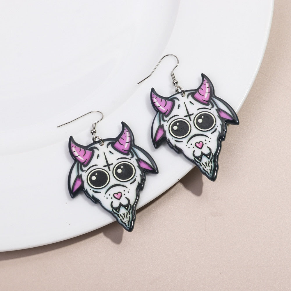 Halloween Acrylic Earrings