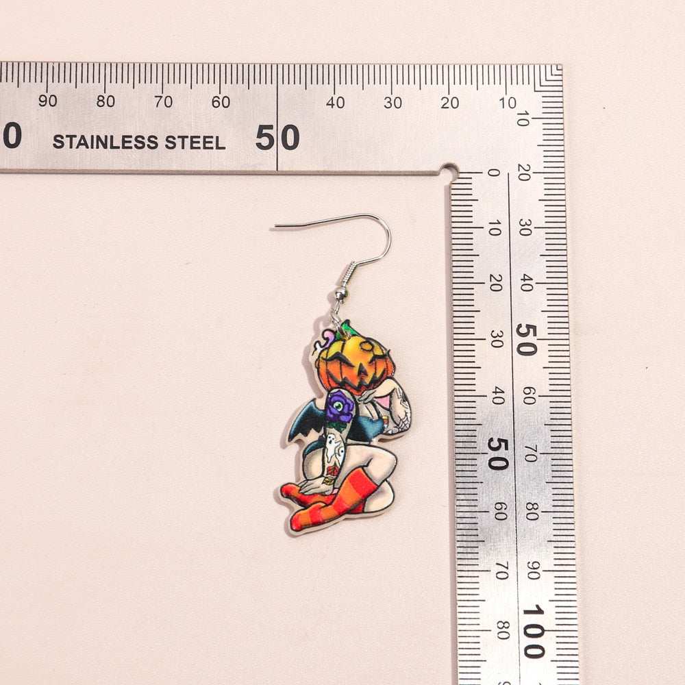 Halloween Acrylic Earrings