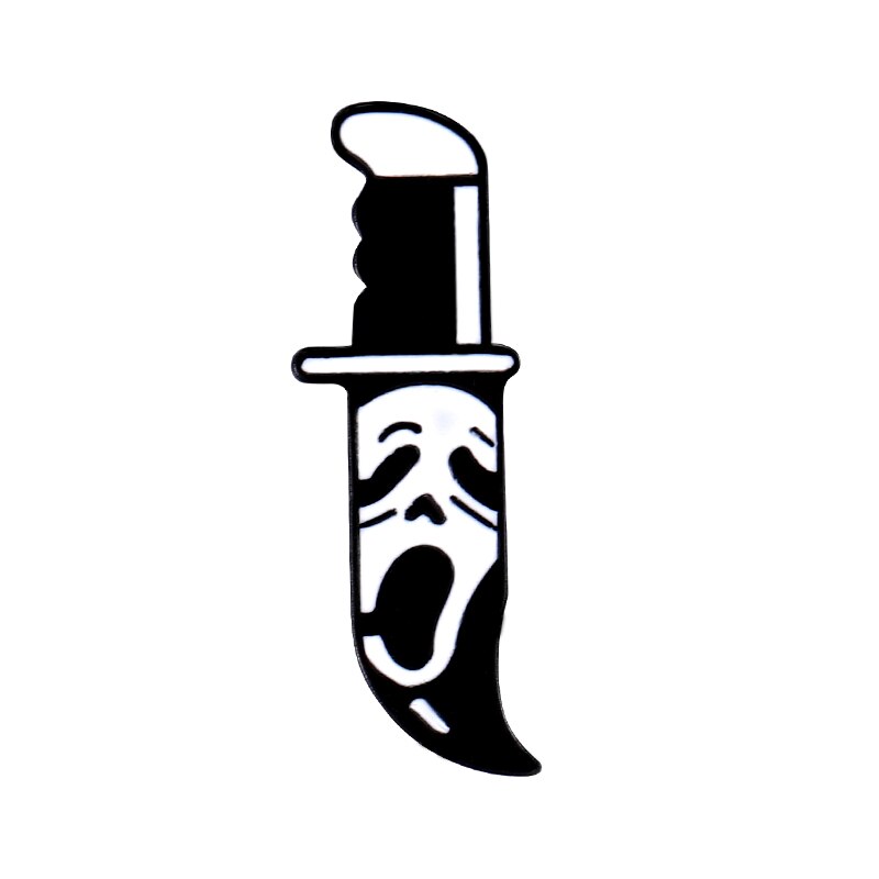 Scream Ghost Face Pin