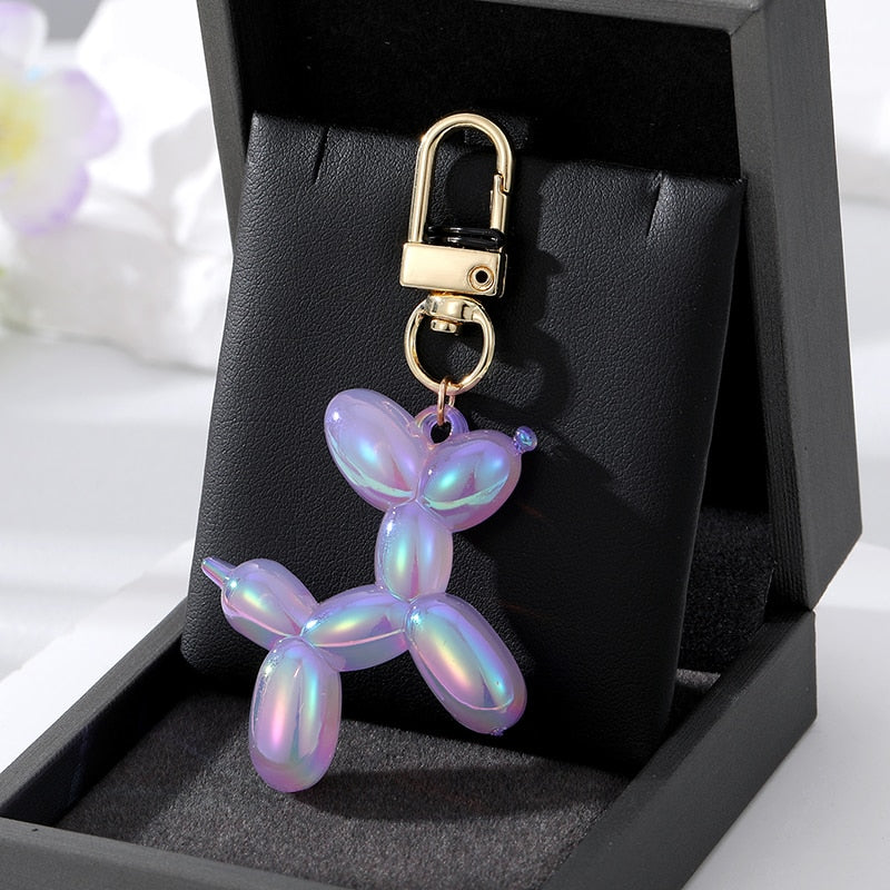 Cute Balloon Dog Keychain
