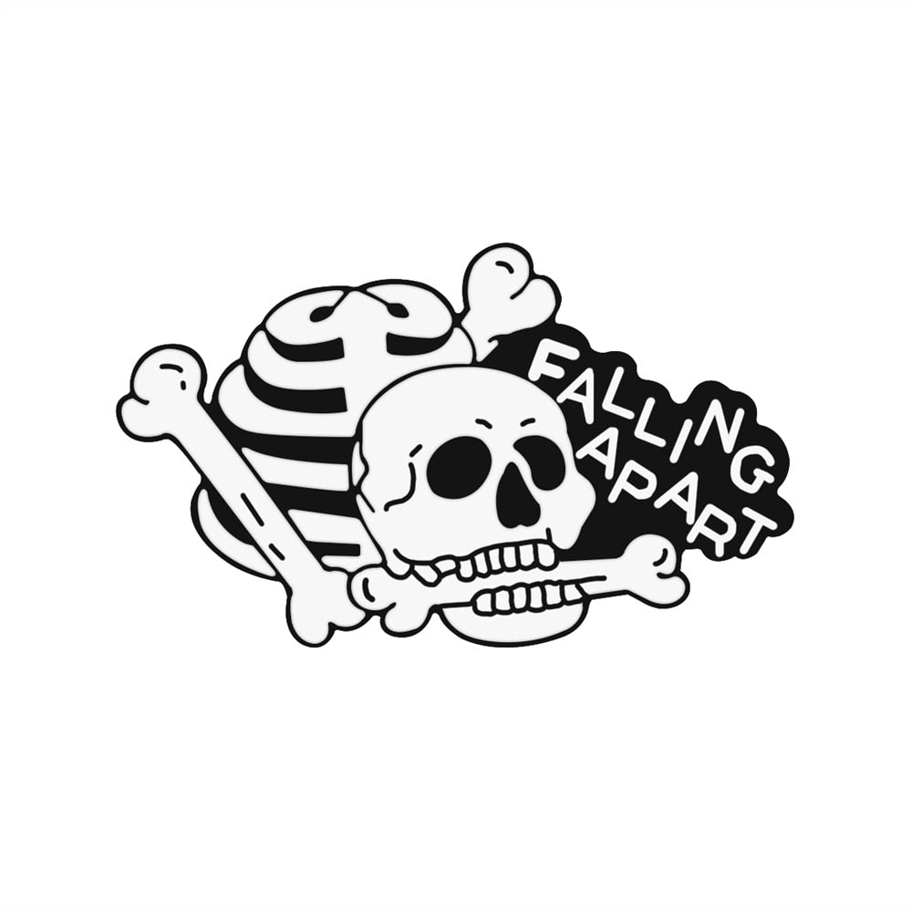 Black and White Horror Pins
