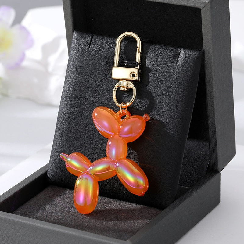 Cute Balloon Dog Keychain