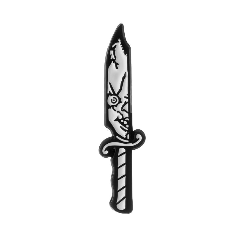 Scream Ghost Face Pin
