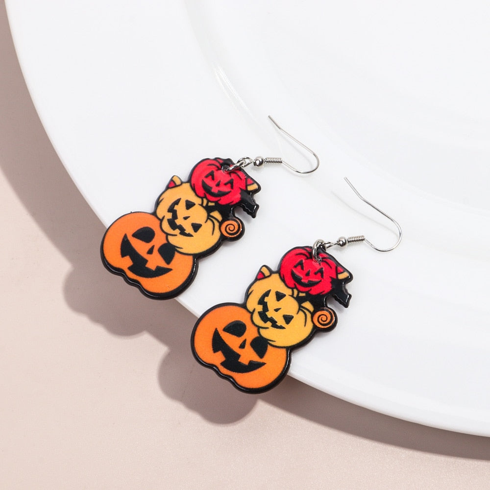 Halloween Acrylic Earrings