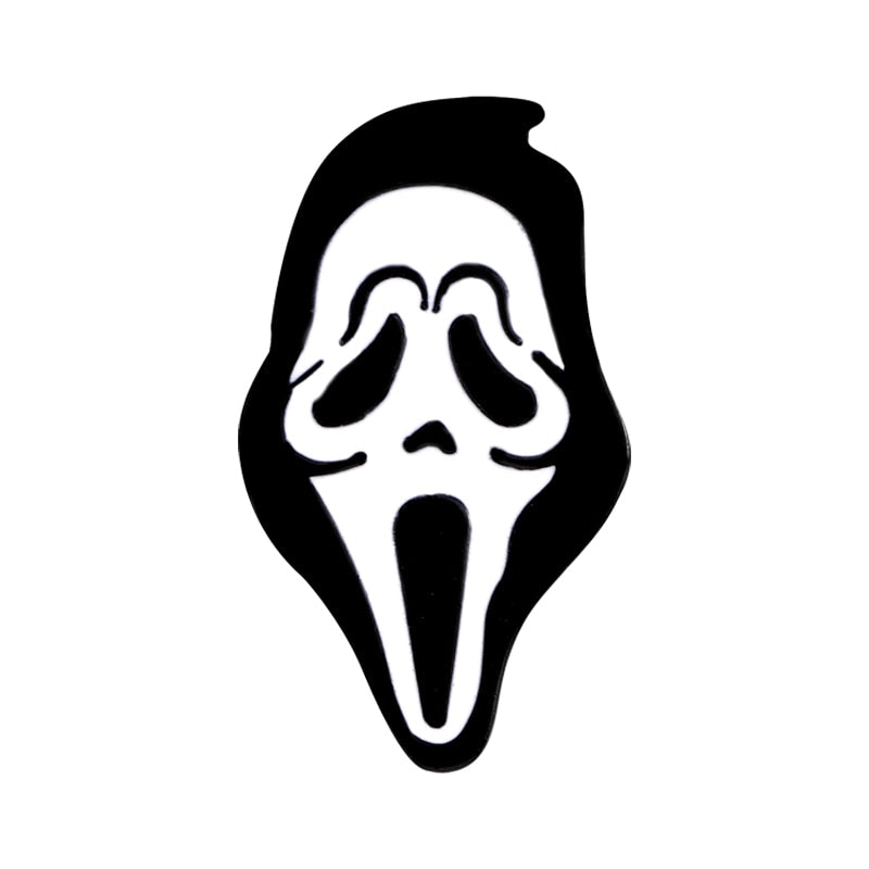 Scream Ghost Face Pin