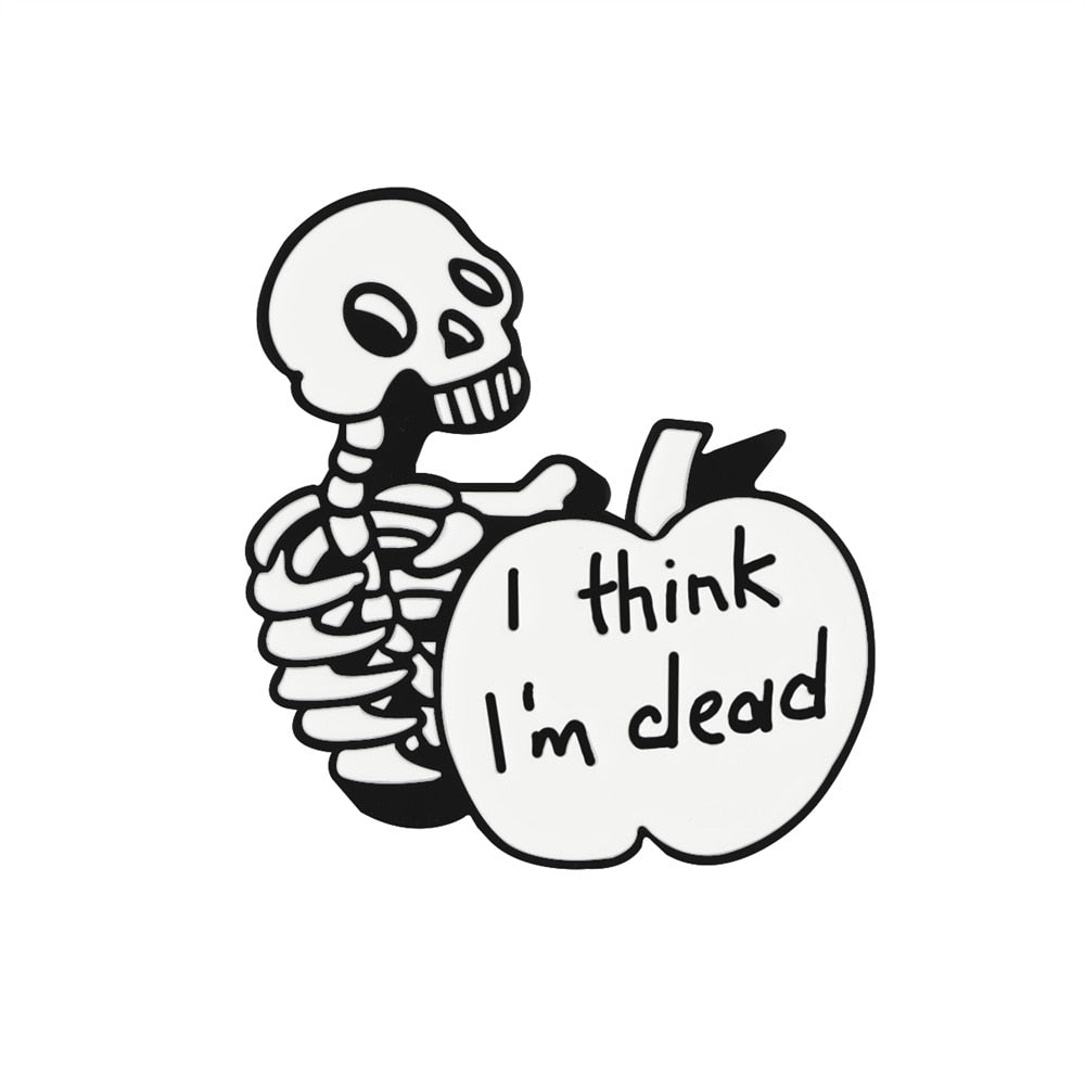 Black and White Horror Pins
