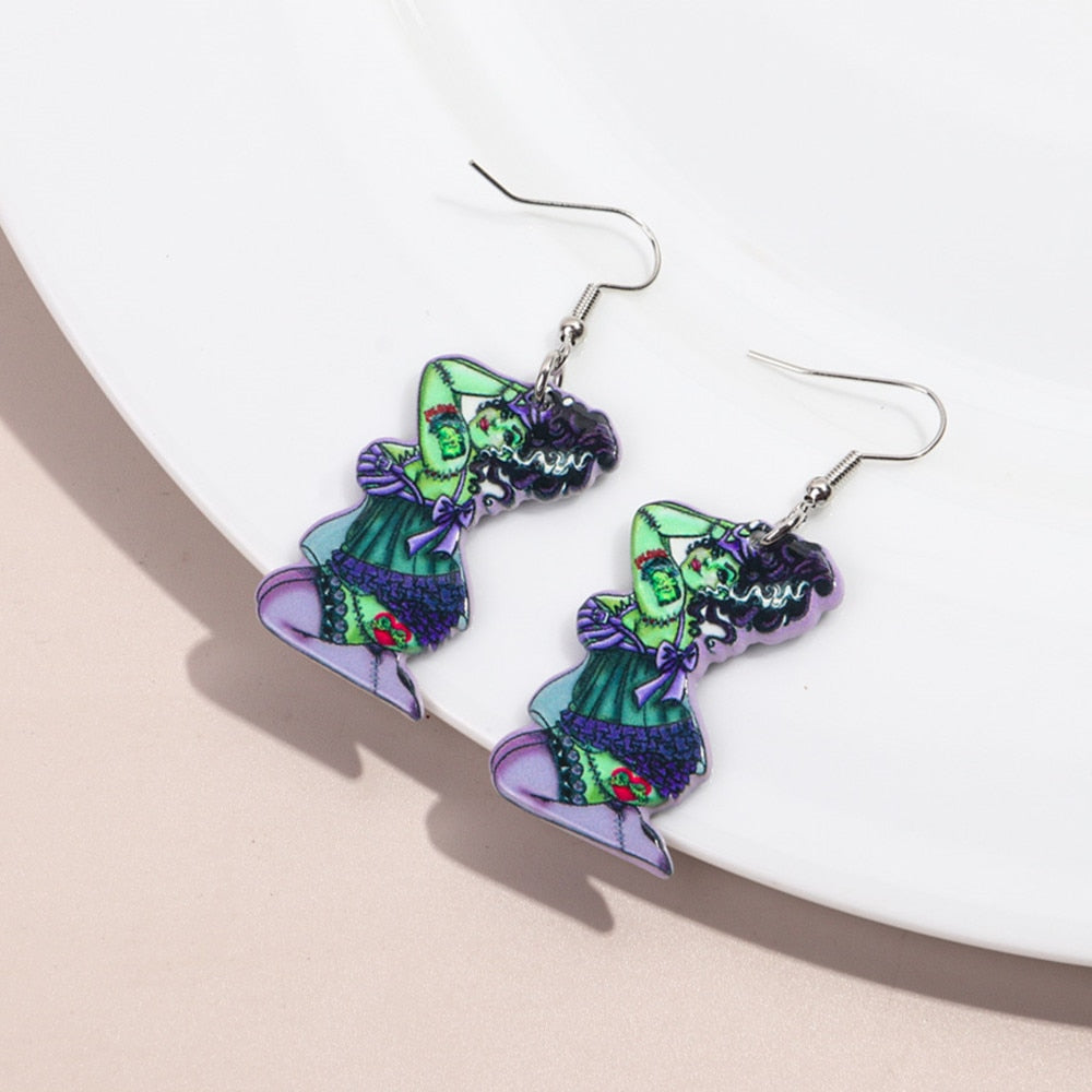 Halloween Acrylic Earrings