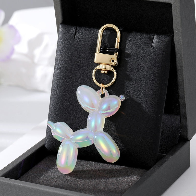 Cute Balloon Dog Keychain