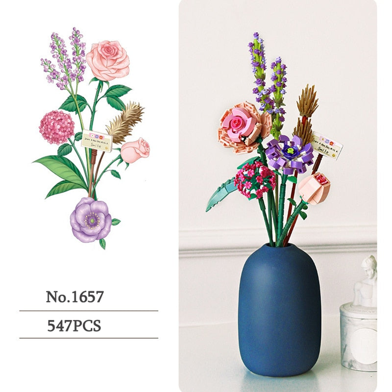 3D Bouquet Building Block