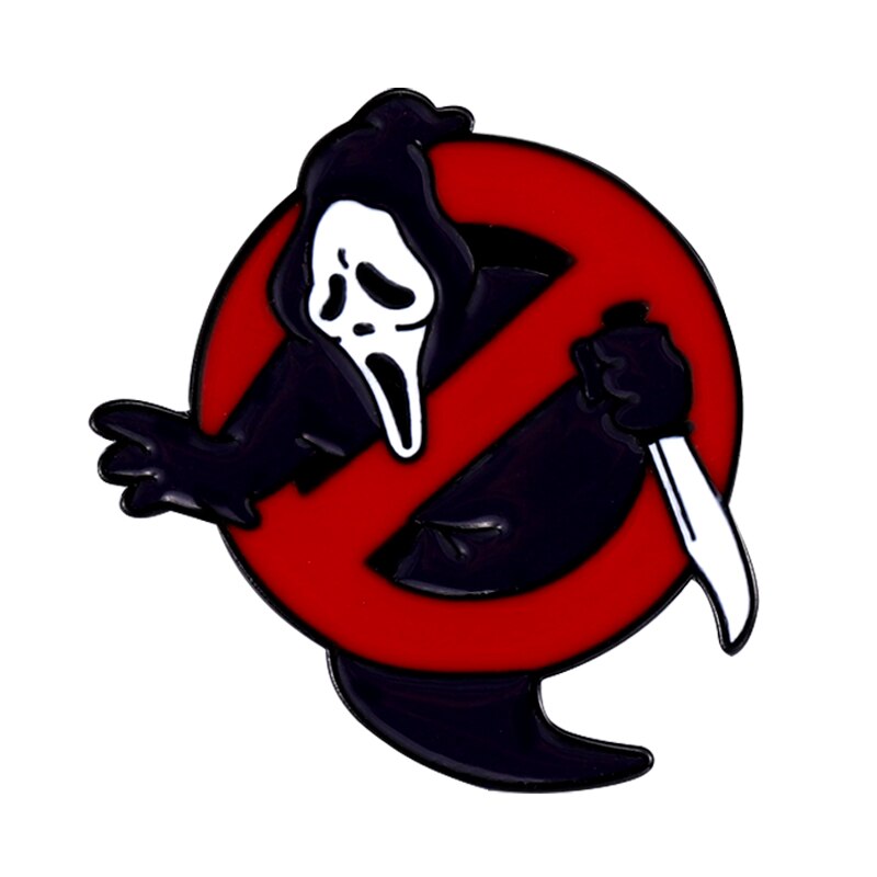 Scream Ghost Face Pin