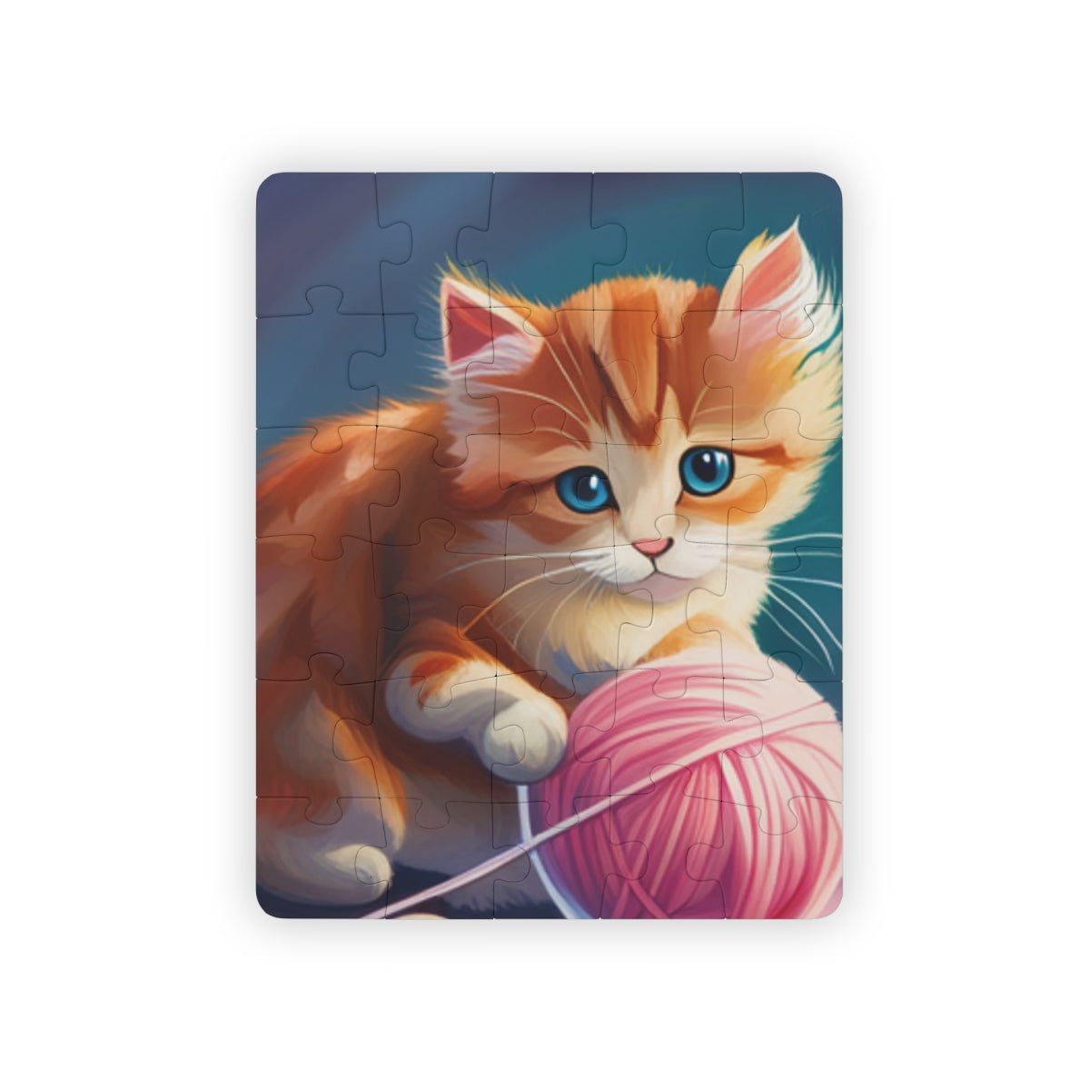 Cat with Yarn Kids' Puzzle, 30-Piece, 4 Styles
