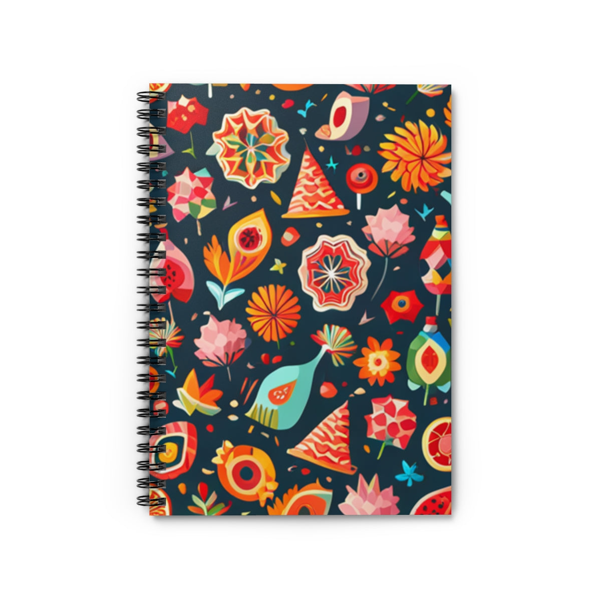 Flower Spiral Notebooks - Ruled Line