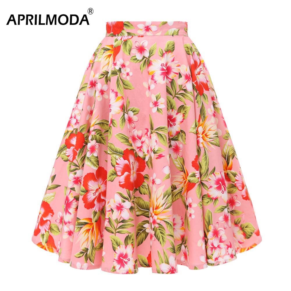 Vintage High Waist Skirt
