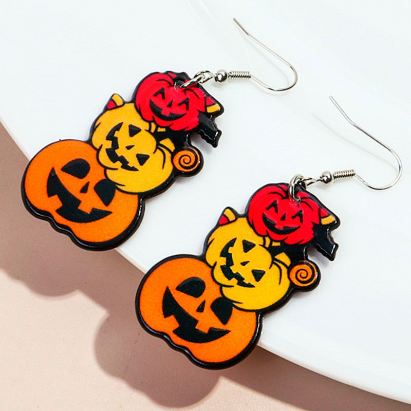 Halloween Acrylic Earrings