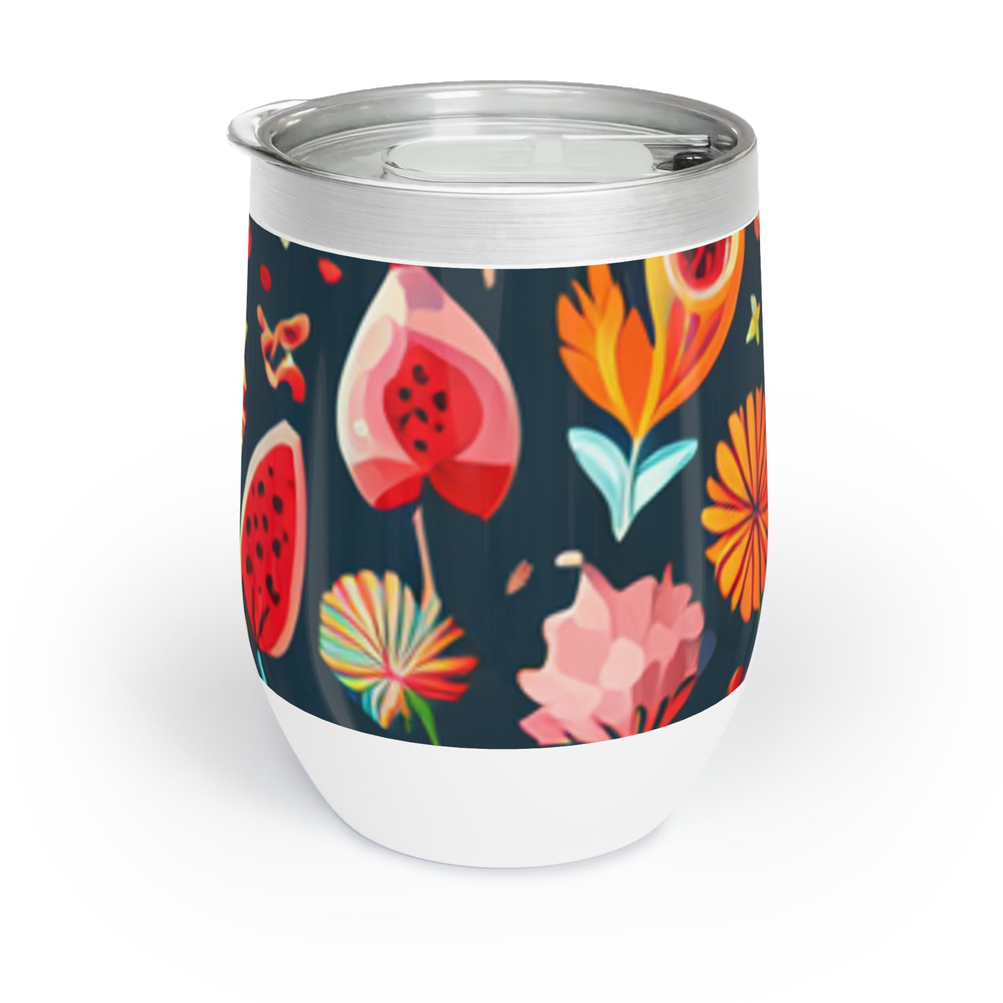 Floral Chill Wine Tumbler
