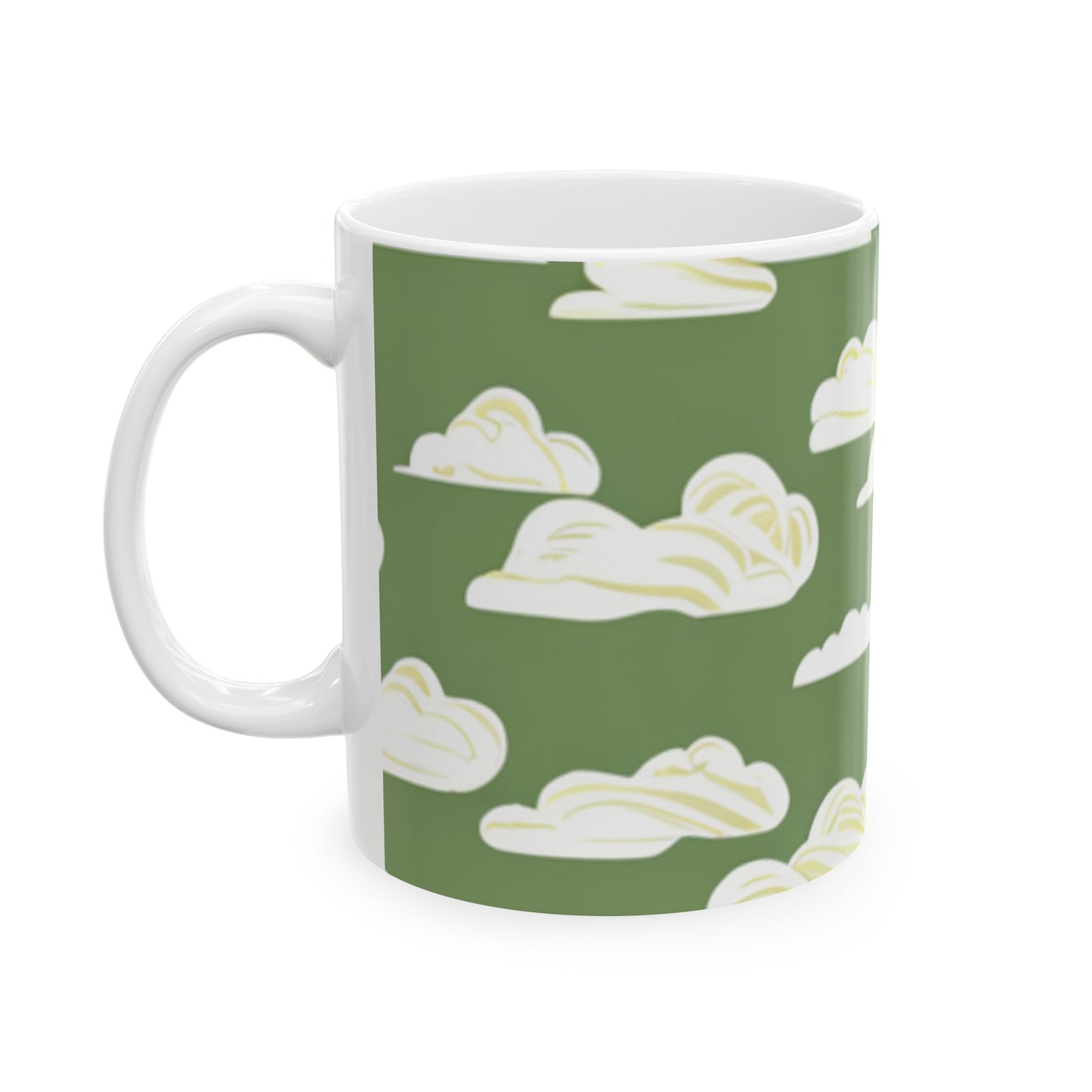 Cloud Pattern Ceramic Mug, (11oz, 15oz)