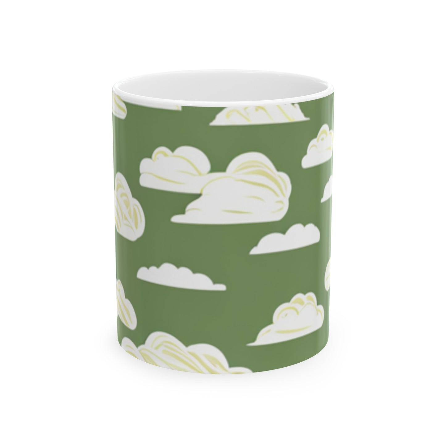 Cloud Pattern Ceramic Mug, (11oz, 15oz)
