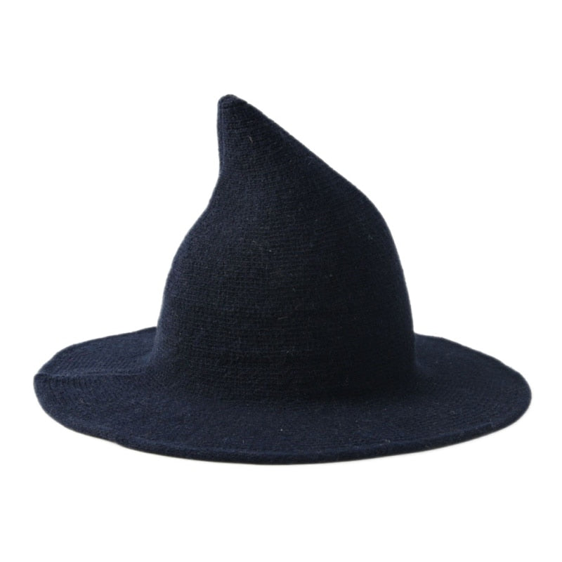 Wool Knit Witch Hat