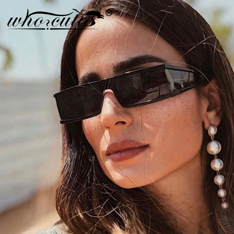 Narrow Rectangle Sunglasses